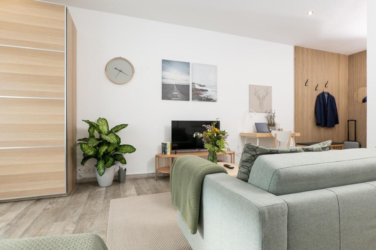 Apart4Me Scandi Apartment Geislingen Zentral Mit Parkplatz 基斯林恩安德斯特 外观 照片