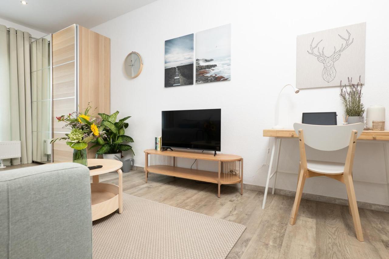 Apart4Me Scandi Apartment Geislingen Zentral Mit Parkplatz 基斯林恩安德斯特 外观 照片